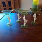 Art deco bimini likeur glaasjes, Antiek en Kunst, Ophalen of Verzenden