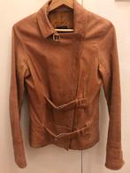 Dames leren jas, bruin, soepel, lente/herfst,vrouwelijkstoer, Eddy’s Jackets, Bruin, Ophalen of Verzenden, Maat 36 (S)