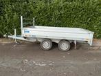 Saris dubbelas plateauwagen 2000 kg - 2600 ex. btw, Ophalen, Zo goed als nieuw