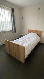 Steigerhouten eenpersoonsbed met lattenbodem, Huis en Inrichting, Slaapkamer | Bedden, Ophalen, Gebruikt, 90 cm, Eenpersoons