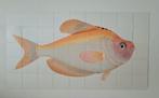IXXI - Yellow Fisch 100 x 180 cm, Huis en Inrichting, Woonaccessoires | Wanddecoraties, Ophalen of Verzenden