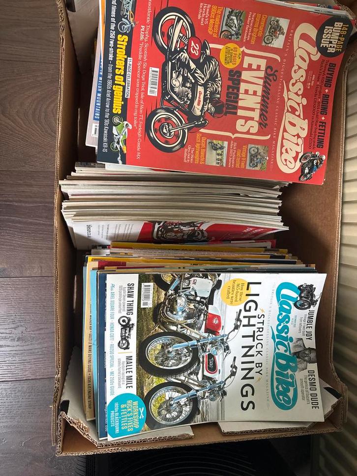 Classic Bike tijdschriften 2012-2024 (niet compleet), Boeken, Motoren, Gelezen, Ophalen of Verzenden