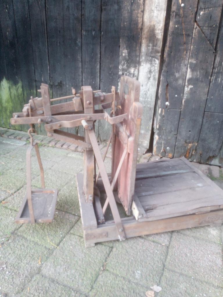 bascule, Antiek en Kunst, Antiek | Gereedschap en Instrumenten, Ophalen