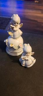 Schattige Engel Set, Huis en Inrichting, Overige materialen, Gebruikt, Crème, Ophalen of Verzenden