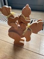 Houten Beer met 2 Kleintjes., Ophalen of Verzenden, Gebruikt