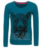 SOHO New York petrol shirt Luna Dog met luipaard print 146, Kinderen en Baby's, Kinderkleding | Maat 146, Nieuw, Meisje, Soho