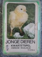vintage jonge dieren kwartet in plastic doosje - Omnium, Verzamelen, Speelkaarten, Jokers en Kwartetten, Ophalen of Verzenden