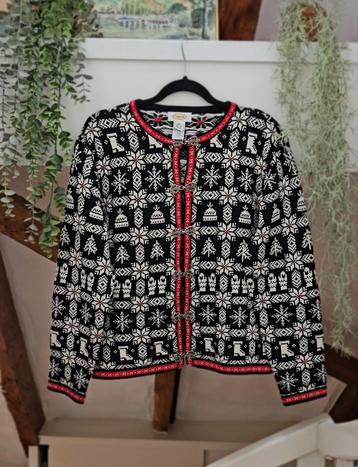 Vintage norway katoenen vest ijslandse noors dale 80s trui beschikbaar voor biedingen