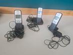 Gigaset A400 trio - Siemens - 3 handsets, Ophalen of Verzenden, Gebruikt, 3 handsets