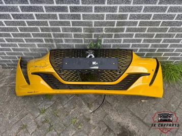 Peugeot 208 II Gt-line 6pdc voorbumper geel beschikbaar voor biedingen