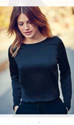 Ladress couture blouse Dorian blauw mt l, Blauw, Maat 42/44 (L), Ophalen of Verzenden, Zo goed als nieuw