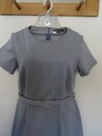 King Louie zomer jurk blauw/wit gestreept mt 36, Zo goed als nieuw, Knielengte, King Louie, Maat 36 (S)
