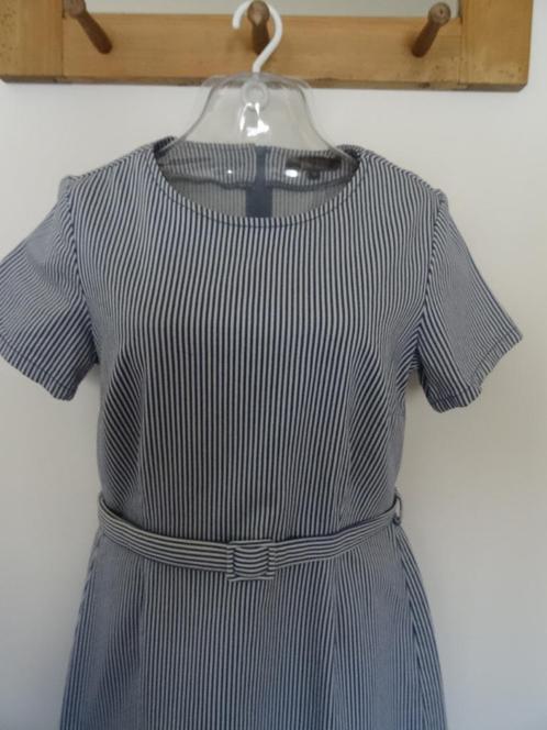 King Louie zomer jurk blauw/wit gestreept mt 36, Kleding | Dames, Jurken, Zo goed als nieuw, Maat 36 (S), Blauw, Knielengte, Verzenden