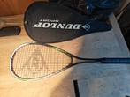 squash racket Dunlop, Sport en Fitness, Squash, Ophalen, Gebruikt, Racket, Met hoes