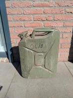 Groene leger jerrycan van staal uit 1994, Verzamelen, Ophalen of Verzenden, Landmacht, Nederland