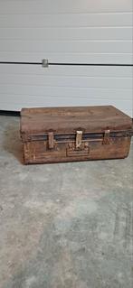 Oude metalen koffer, Ophalen, Minder dan 50 cm, Gebruikt, Minder dan 50 cm