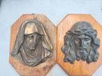 2 mooie hoofden Maria en Jezus, Antiek en Kunst, Ophalen of Verzenden