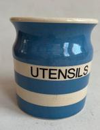 TG Green cornish ware blue utensils pot, Antiek en Kunst, Antiek | Keramiek en Aardewerk, Ophalen of Verzenden