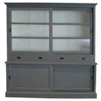 Buffet/vitrinekasten kleur GRIJS landelijke  laagste prijs, 200 cm of meer, Buffet/vitrinekasten kleur GRIJS landelijke laagste prijs