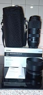 Sigma 100-400 F 5-6.3 DG Contemporary met canon EF Mount, Audio, Tv en Foto, Fotografie | Lenzen en Objectieven, Ophalen, Zo goed als nieuw