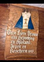 Onze Lieve Vrouwe mooi wandbord, Antiek en Kunst, Antiek | Religie, Ophalen of Verzenden