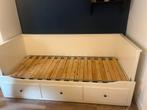 Ikea HEMNES uitschuifbaar bed met 3 lades, Ophalen, Gebruikt, Eenpersoons, Wit