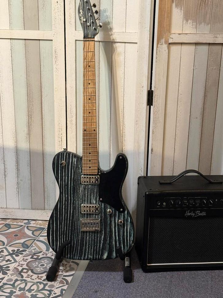 Harvey Benton Tele + versterker - verkocht, Muziek en Instrumenten, Snaarinstrumenten | Gitaren | Elektrisch, Zo goed als nieuw