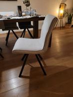 Eetkamerstoelen, Huis en Inrichting, Stoelen, Ophalen, Gebruikt, Metaal, Grijs