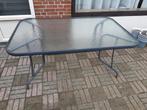 tuintafel, kampeertafel, glas, tafel, tuin, zomer, Ophalen, Gebruikt, Rechthoekig, Aluminium
