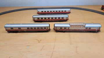 Marklin H0  - 4x Personen wagons.  beschikbaar voor biedingen