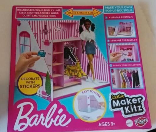 Barbie Creative Maker Kitz Pop-Up Boetiek - Nieuw!, Kinderen en Baby's, Speelgoed | Poppen, Nieuw, Barbie, Ophalen of Verzenden