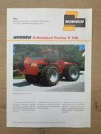 Horsch K735 kniktractor tractor folder, Ophalen of Verzenden, Zo goed als nieuw