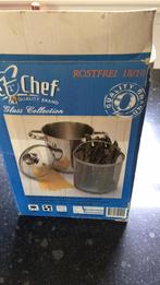 Asperge pan, Keramische plaat, Zo goed als nieuw, Rvs, Ophalen