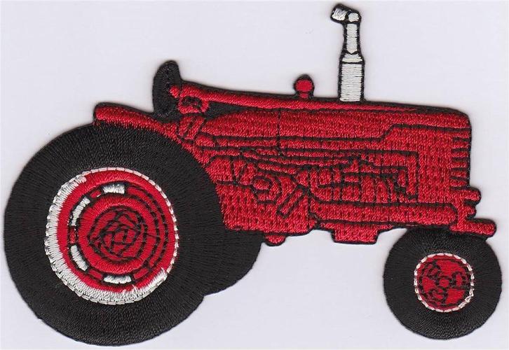Tractor stoffen opstrijk patch embleem #2, Verzamelen, Kleding en Patronen, Nieuw, Shirt, Verzenden