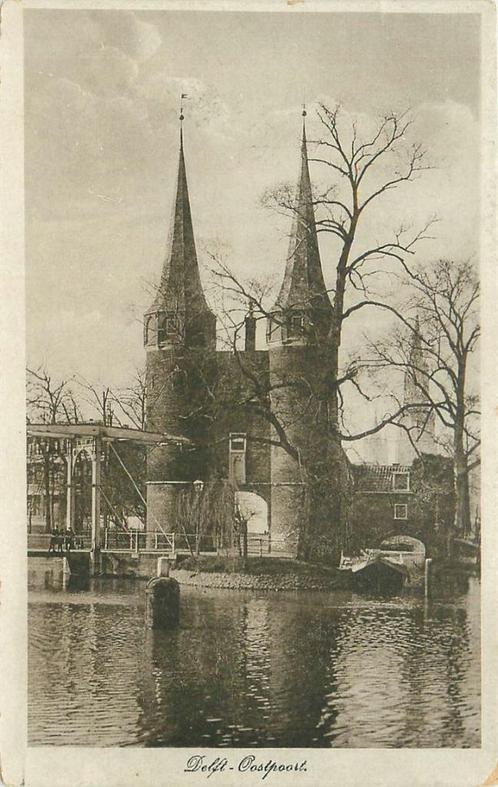 (386-241-023) Delft Oostpoort, Verzamelen, Ansichtkaarten | Nederland, Zuid-Holland, Verzenden