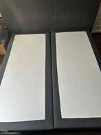 Te koop donkergrijze boxspring 180x200, Huis en Inrichting, Slaapkamer | Bedden, Ophalen, Gebruikt, Tweepersoons, 180 cm