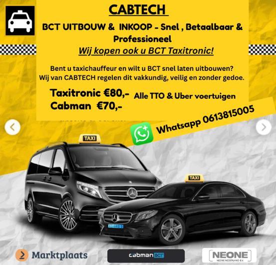 BCT TAXITRONIC | CABMAN | UITBOUW INKOOP SNELLE AFHANDELING!, Auto-onderdelen, Elektronica en Kabels, Gebruikt, Ophalen