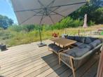 Garden Impressions Hawaii Zweefparasol 270x270 met 80kg voet, Tuin en Terras, Ophalen, 2 tot 3 meter, Kantelbaar, Zweefparasol