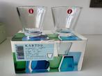 Iittala Kartio borrelglaasjes set van 2 - clear, Huis en Inrichting, Keuken | Servies, Glas of Glazen, Nieuw, Ophalen of Verzenden