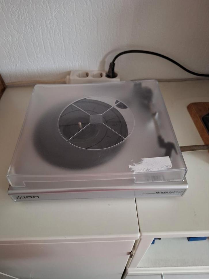ION Power Play LP Platenspeler, Audio, Tv en Foto, Platenspelers, Gebruikt, Platenspeler, Overige merken, USB-aansluiting, Ophalen of Verzenden