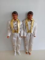 2 Bruidegom Poppen in trouwkleding, Ophalen of Verzenden, Gebruikt, Pop