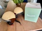 2 x Vespa helm soft touch Siena Vintage., Fietsen en Brommers, Brommerhelmen, Ophalen of Verzenden, Zo goed als nieuw