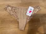 Simone perele string 36 NIEUW!! Nu €5,-, Ophalen of Verzenden, Beige, String