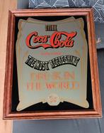 Coca Cola vintage spiegel, Ophalen, Gebruikt, Reclamebord