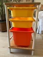 Trofast opbergcombinatie met bakken, Ikea, Kinderen en Baby's, Kinderkamer | Commodes en Kasten, Gebruikt, Minder dan 50 cm, Ophalen