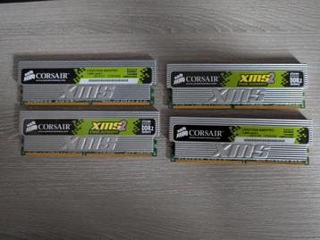 Corsair CM2X1024-6400PRO DDR2 Geheugen – 4GB (4x 1GB) beschikbaar voor biedingen
