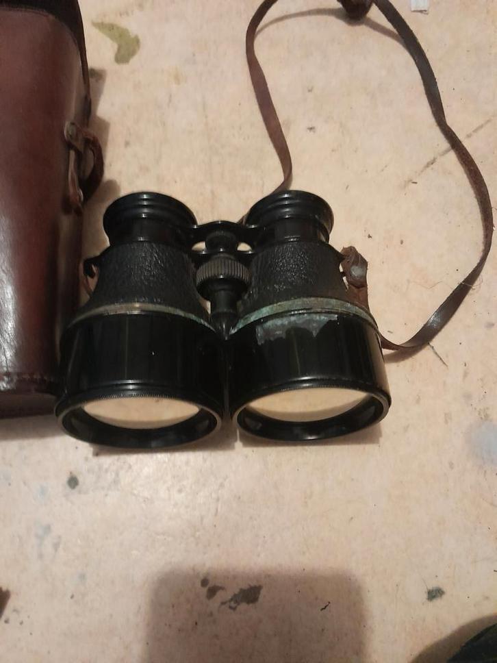 WW2 Verrekijker met Tas - Vintage Militaria, Verzamelen, Militaria | Tweede Wereldoorlog, Ophalen of Verzenden