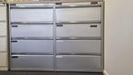 Dossierkast / archiefkast (grijs), Huis en Inrichting, Kasten | Roldeurkasten en Archiefkasten, Ophalen, Gebruikt, 100 tot 150 cm