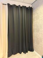 Zwarte gordijnen verduisteremd, Ophalen of Verzenden, Zo goed als nieuw, 200 cm of meer
