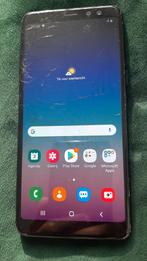 Samsung galaxy A8 met barst zowel op de voorkant en de achte, Gebruikt, Ophalen of Verzenden, Zwart, 32 GB